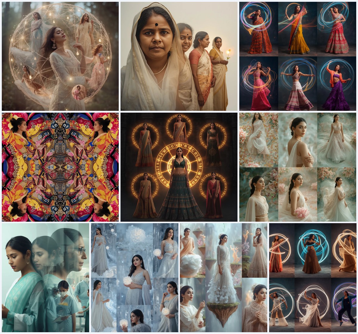 New 10 Saree with Belt AI Prompts for Chic and Modern Styling