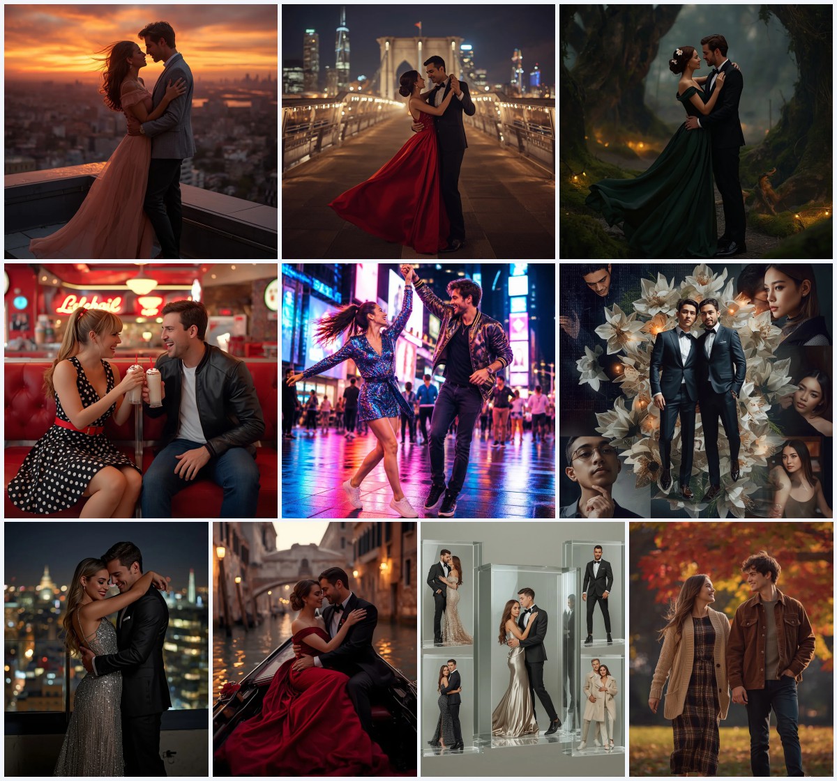 Top 10 Realistic Couple AI Prompts for Candid Moments in Bustling Markets